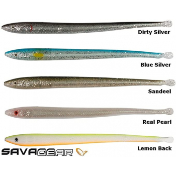 Savage Gear Sandeel Slug 14cm 01-Dirty Silver